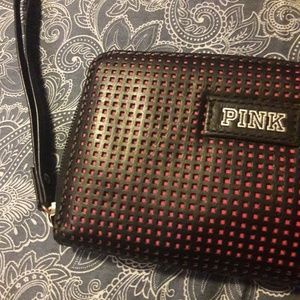 PINK wristlet wallet